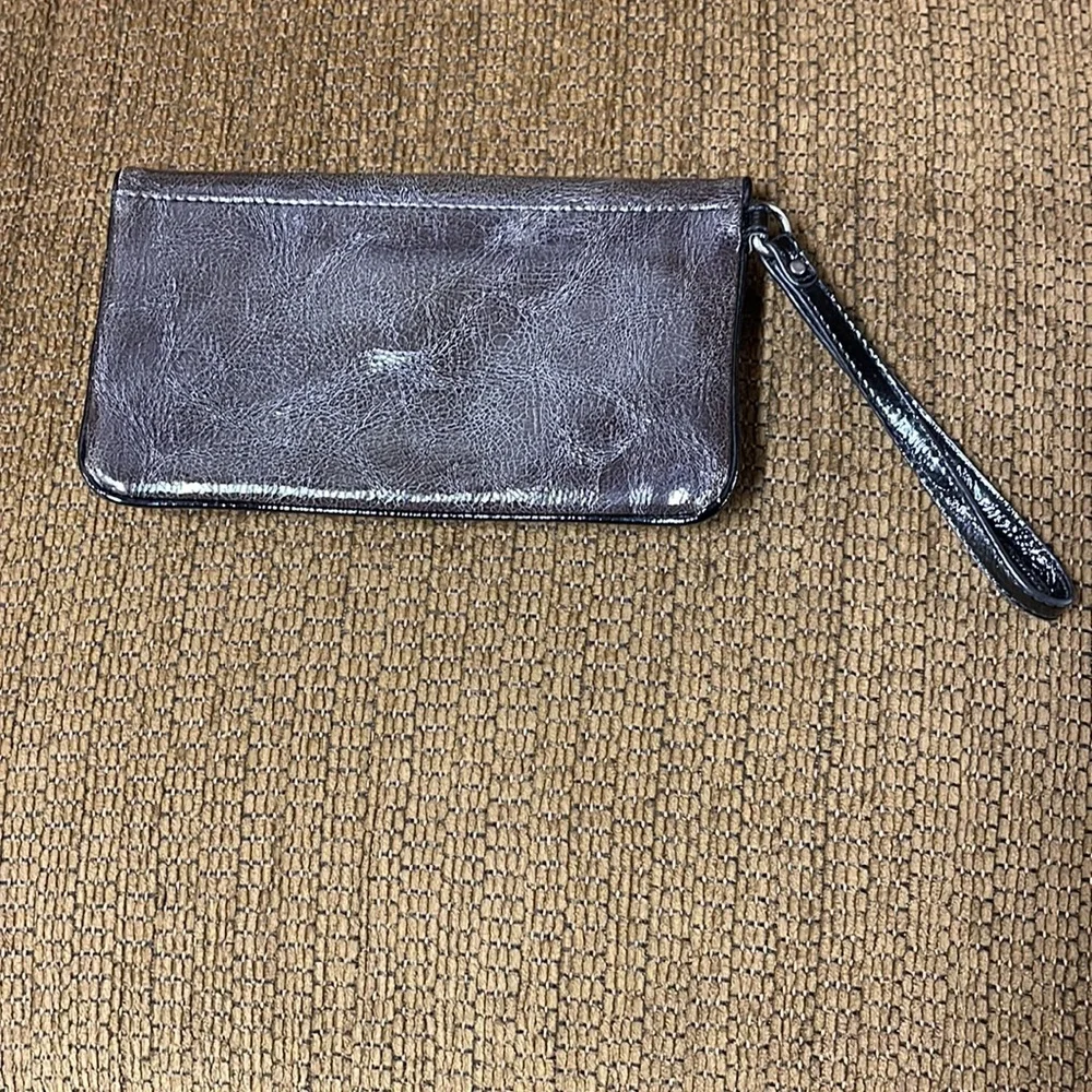 Simply Vera Vera Wang Faux Leather Wristlet Clutch Purse